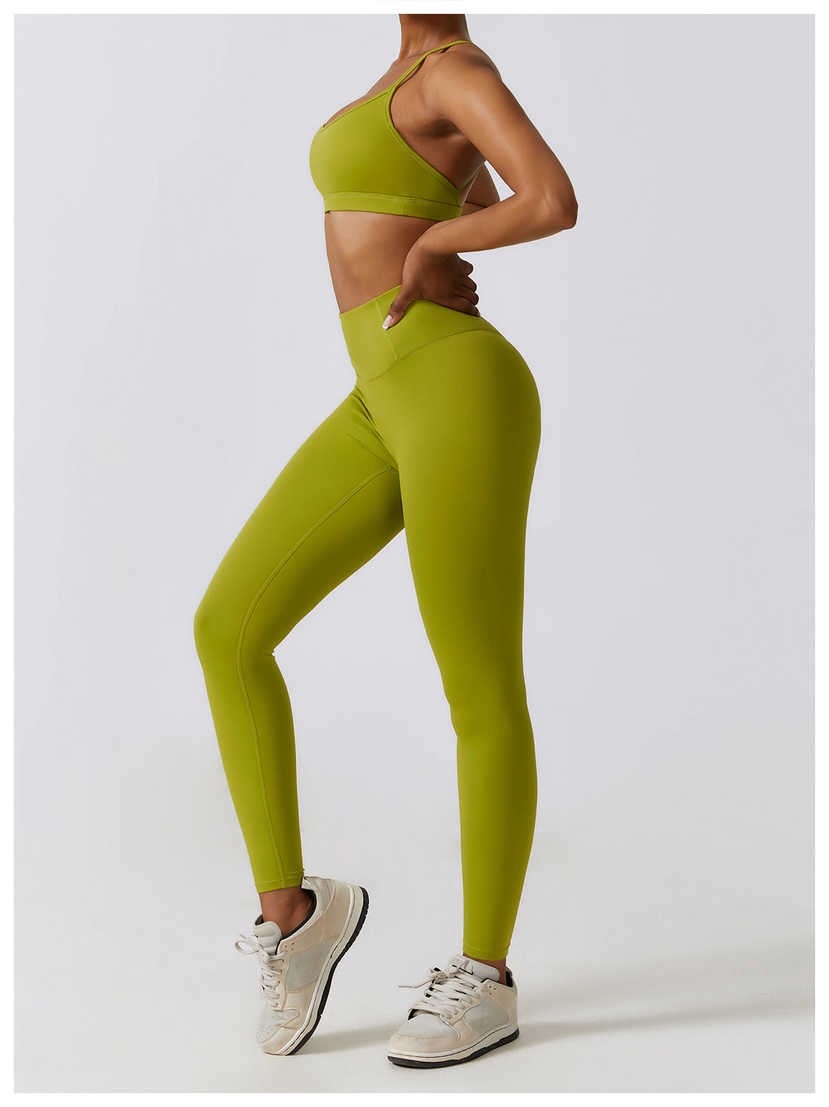 Running nude quick-drying gym pants breathable outside wearing tight sweatpants high waist hip lifting yoga pants women