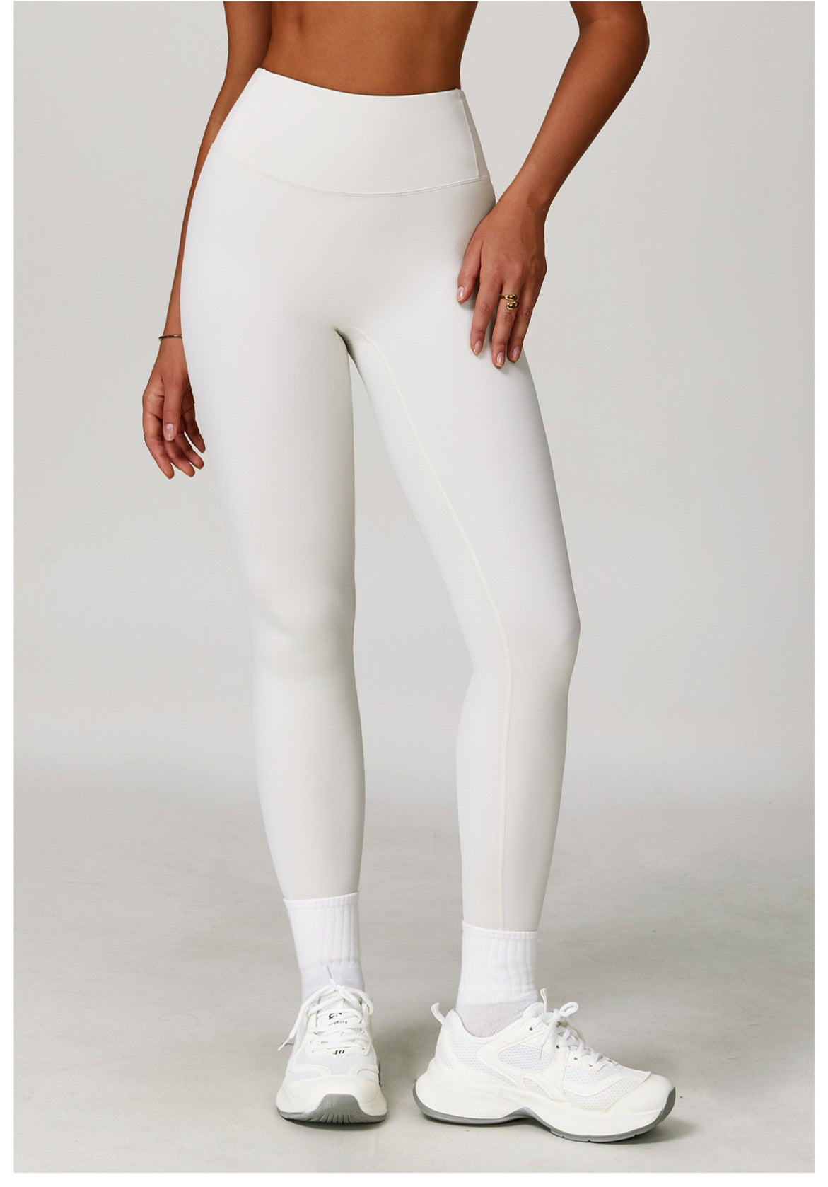 Running nude quick-drying gym pants breathable outside wearing tight sweatpants high waist hip lifting yoga pants women