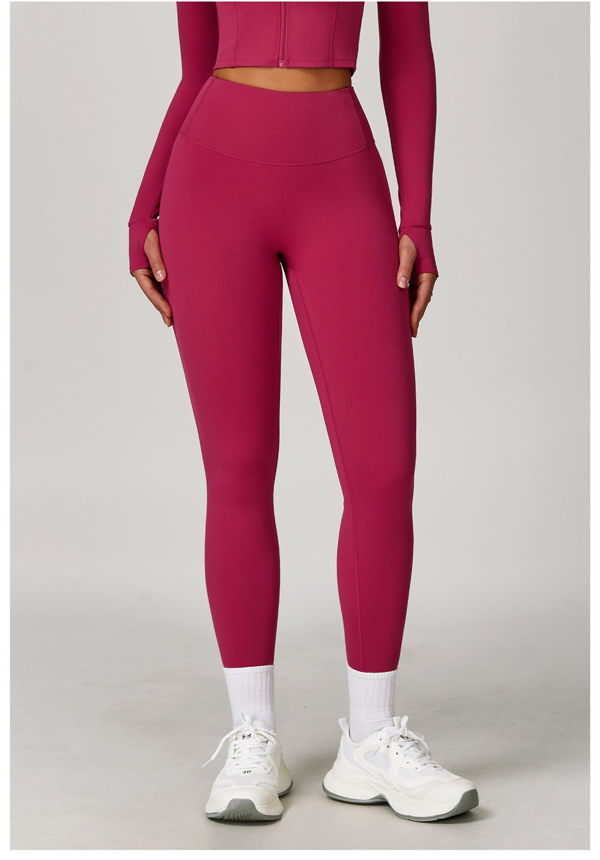 Running nude quick-drying gym pants breathable outside wearing tight sweatpants high waist hip lifting yoga pants women