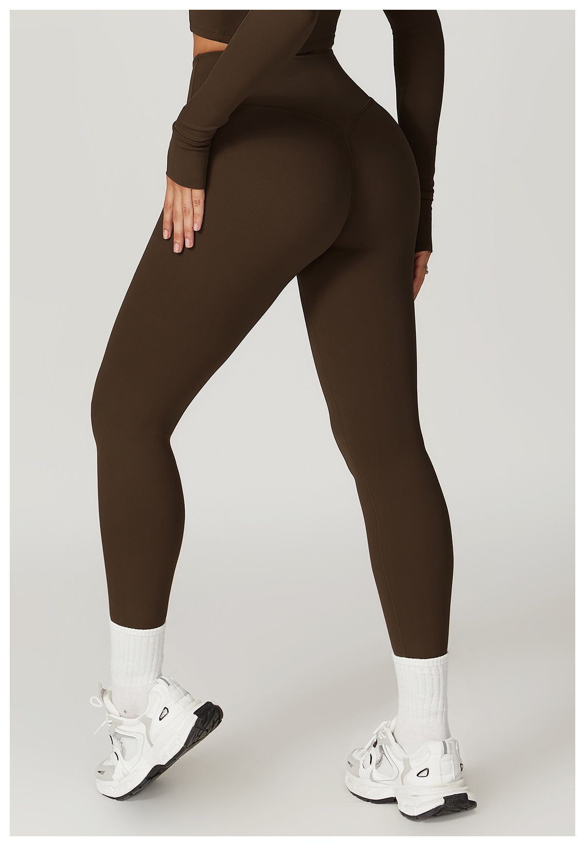 Running nude quick-drying gym pants breathable outside wearing tight sweatpants high waist hip lifting yoga pants women