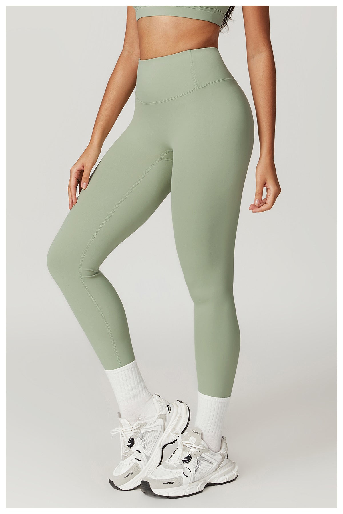 Running nude quick-drying gym pants breathable outside wearing tight sweatpants high waist hip lifting yoga pants women