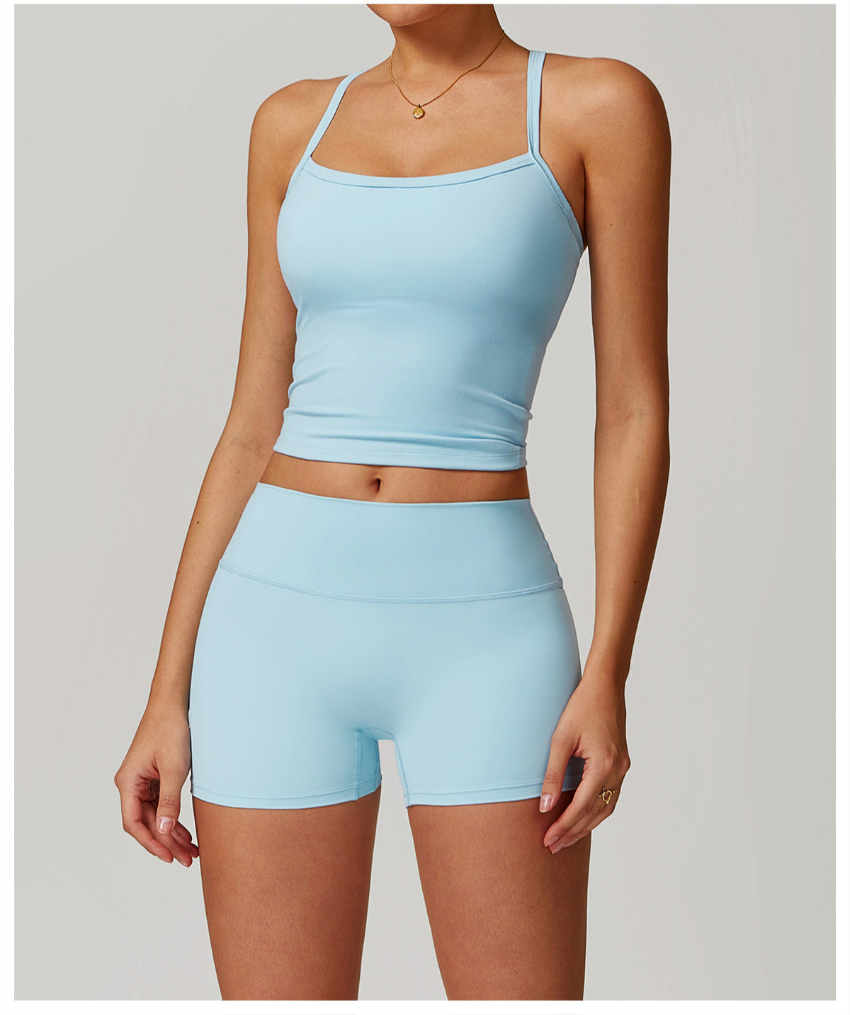 Brushed Back Yoga Tank Top Quick Dry Fitness Top Outer Wear Running Sports Tank Top Female