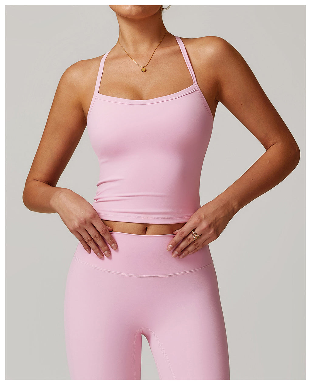 Brushed Back Yoga Tank Top Quick Dry Fitness Top Outer Wear Running Sports Tank Top Female