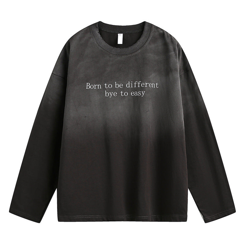 Acid long sleeve t shirt  oversize 100%cotton-240G
