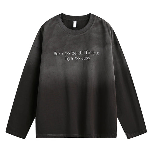 Acid long sleeve t shirt  oversize 100%cotton-240G