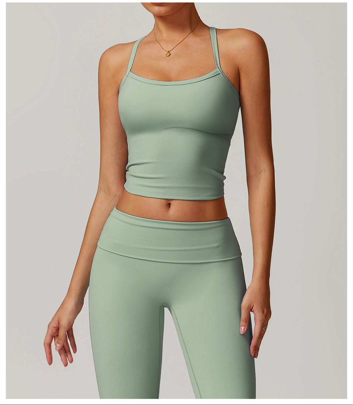 Brushed Back Yoga Tank Top Quick Dry Fitness Top Outer Wear Running Sports Tank Top Female