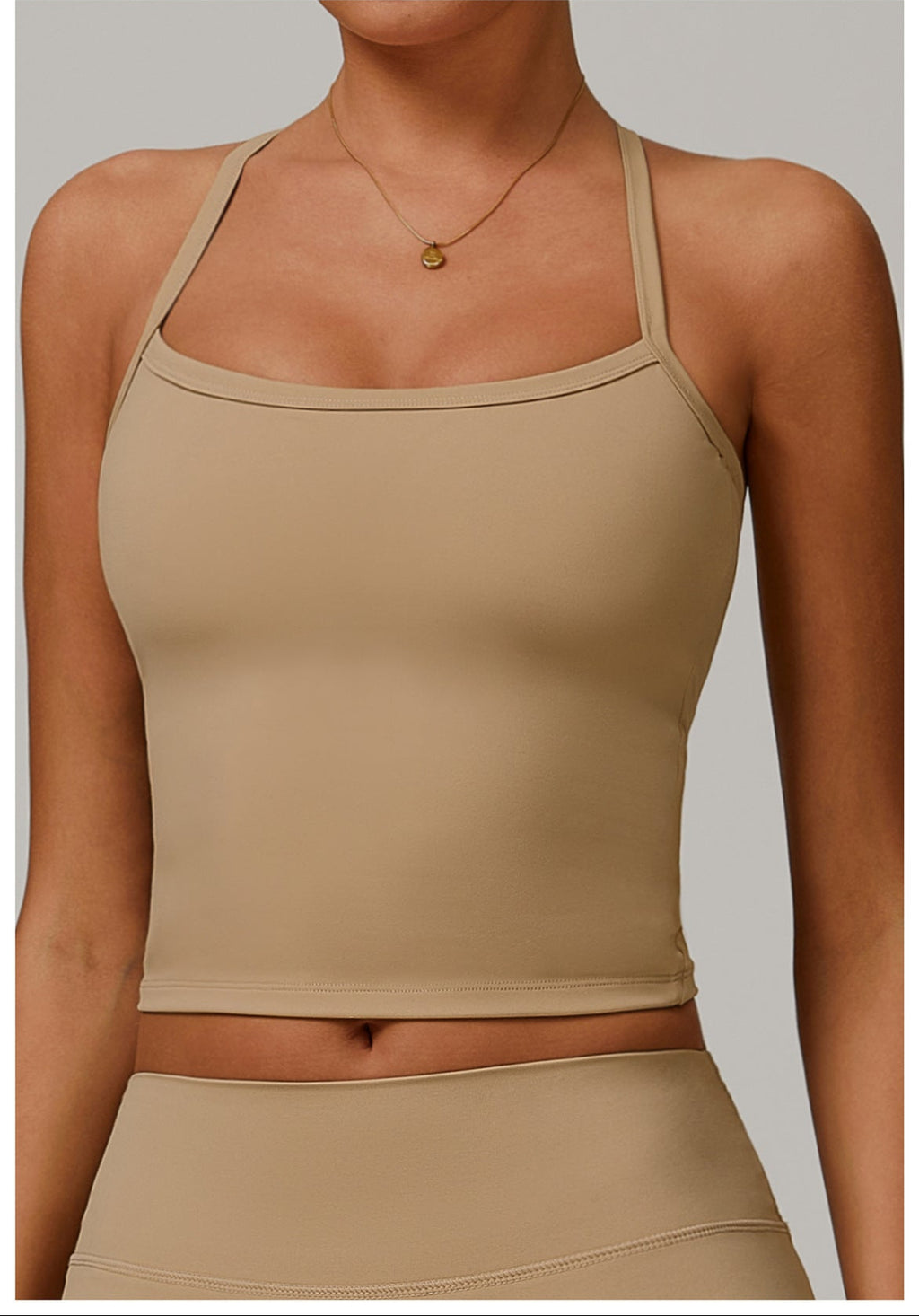 Brushed Back Yoga Tank Top Quick Dry Fitness Top Outer Wear Running Sports Tank Top Female